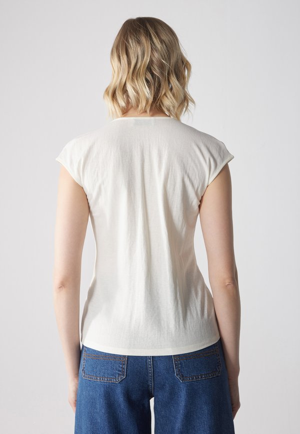 Print T-shirt - egret4