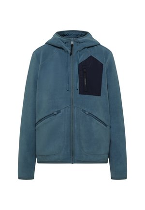 Cecil, JACKE AUS FLEECE MIT KAPUZE - Fleecejakke - mountain air blue