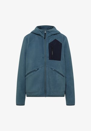 Cecil, JACKE AUS FLEECE MIT KAPUZE - Fleecejas - mountain air blue