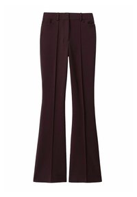 Reiss REGULAR FIT - GABI FLARED - Hlače - berry