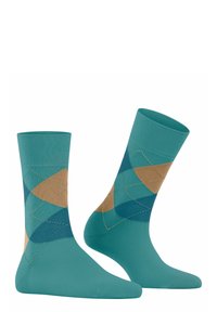FALKE SENSITIVE ARGYLE - Socken - waterfall