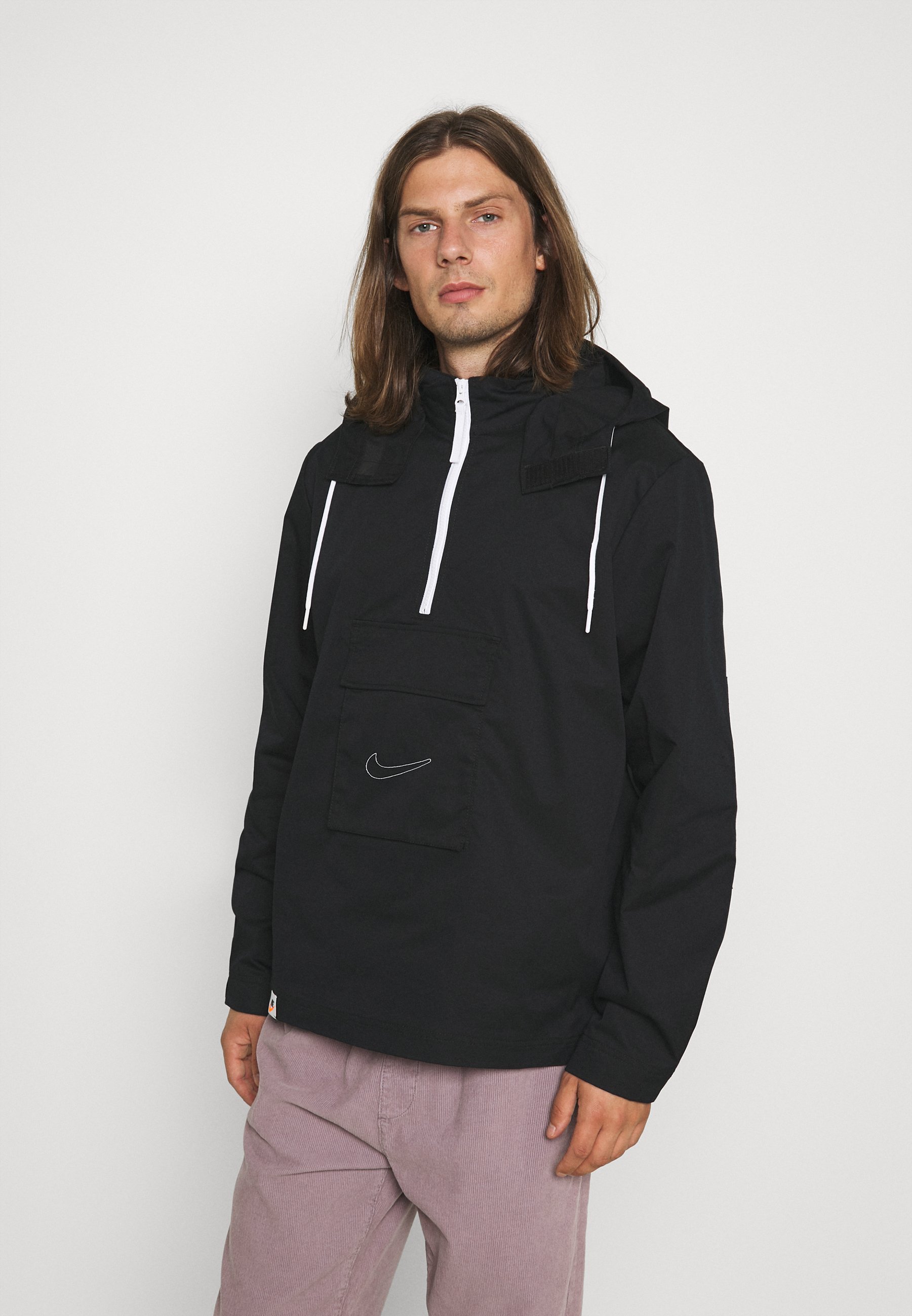 black nike anorak