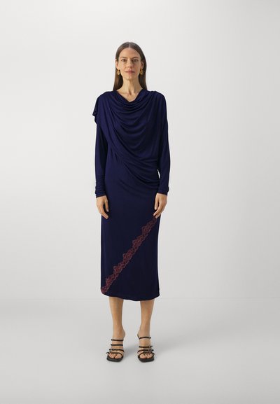 Vaillant LONG DRAPED DRESS - Cocktail φόρεμα / Φόρεμα για πάρτι - nuit