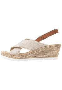 Rieker Platform sandals - cognac