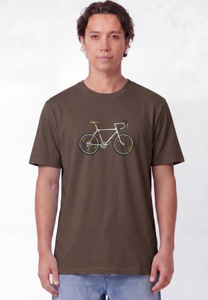 watapparel, UNISEX - T-shirt print - mocha