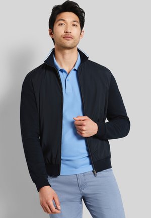 bugatti MIT REISKORNSTRUKTUR - Zip-up sweatshirt - marine