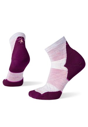 WOMEN'S RUN TARGETED CUSHION ANKLE SOCKS - Sportsocken - purple eclipse