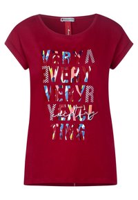 Street One T-shirts print - dark red