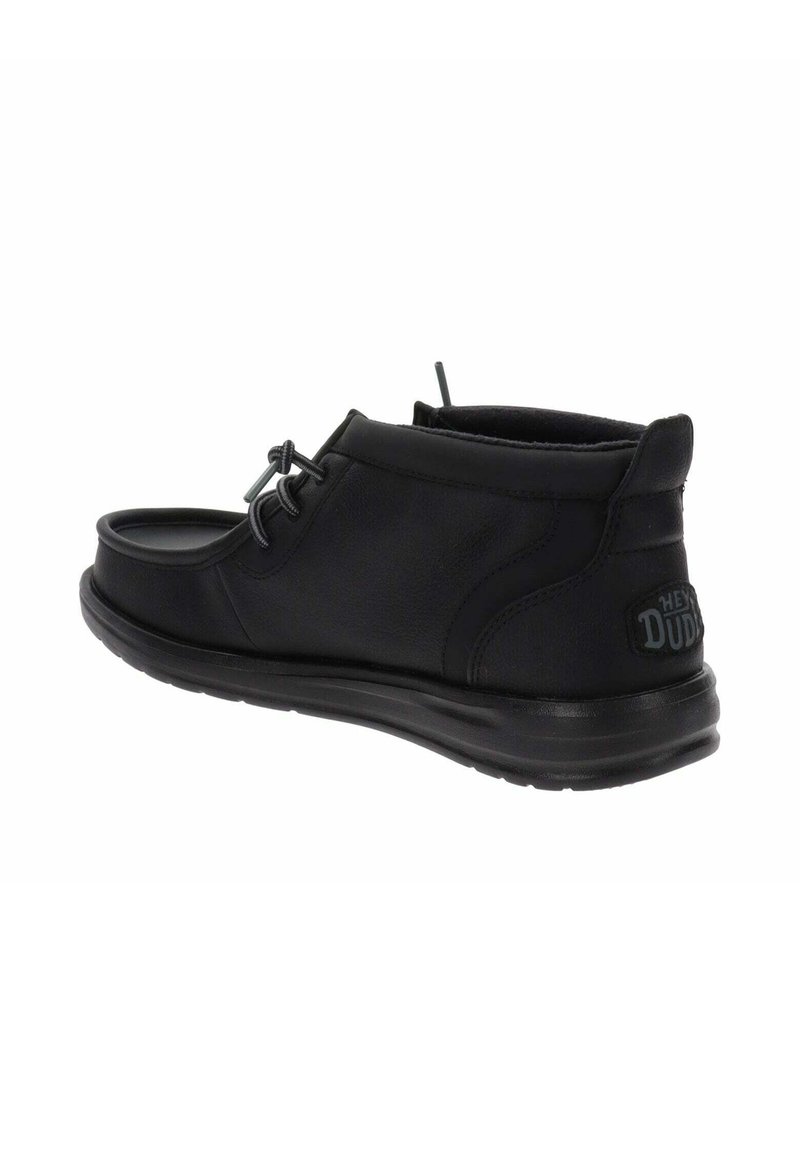 Hey dude  Casual Black Leather ankle Lace-Up Boots Hey Dude Bradley Work CE Men main image 2