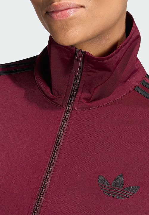 adidas FIREBIRD TRACK TOP LOOSE - Zip-up sweatshirt - maroon black — photo 4