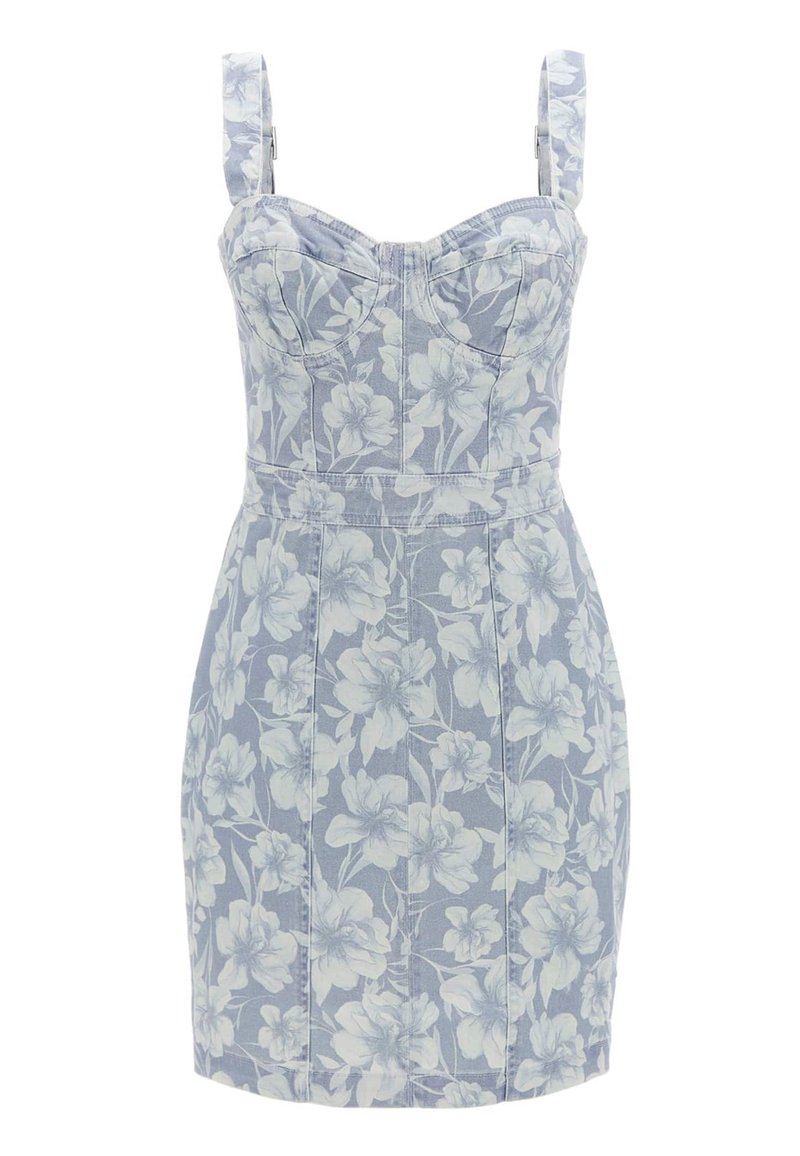 Guess Jeansjurken blauw