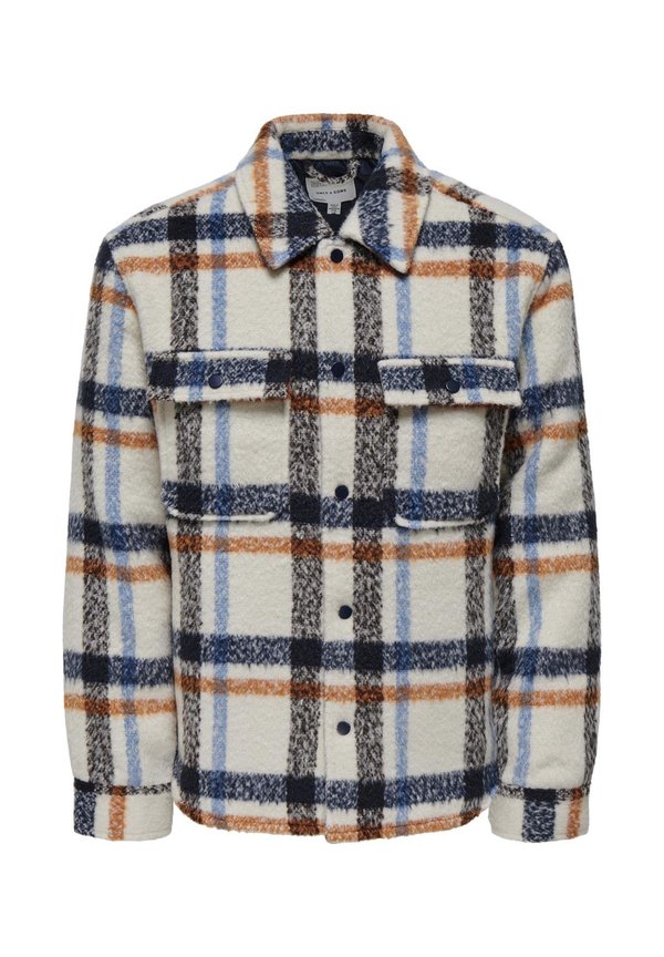 GIO CHECK - Übergangsjacke - weiß