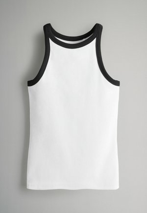 THE SET REGULAR FIT - 4 PACK RACER - Top - stripe grey marl white black