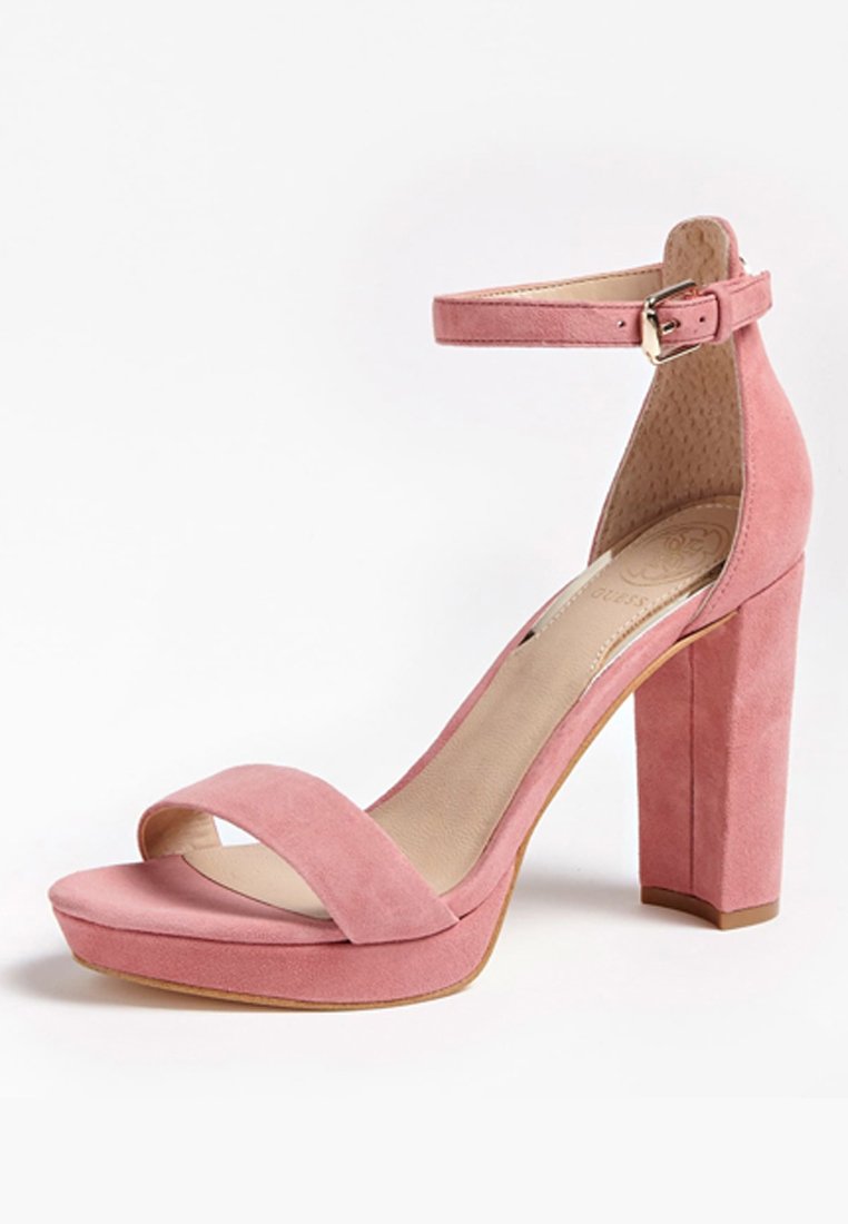 Guess OMERE - Sandalias de tacón - rose/rosa - Zalando.es