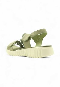 Merisell CALIFORNIANA ELÁSTICOS STAY  - Sandalias de cuña - verde