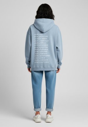 JAIME MIRA OVERSIZED VINTAGE PRINT - Luvtröja - light blue