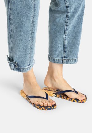 Ipanema ZEHENTRENNER ANIMAL PRINT - T-bar sandals - gelb