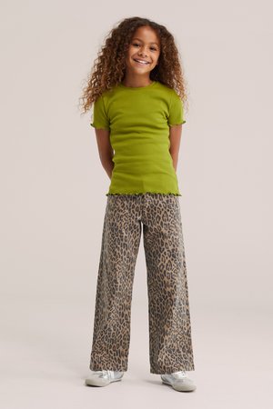 WE Fashion, T-shirt imprimé - olive green