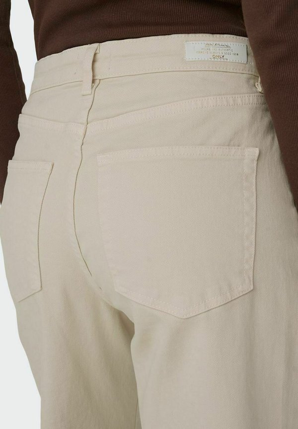 HIGH WAIST JUICY - Wide Leg - ecru4