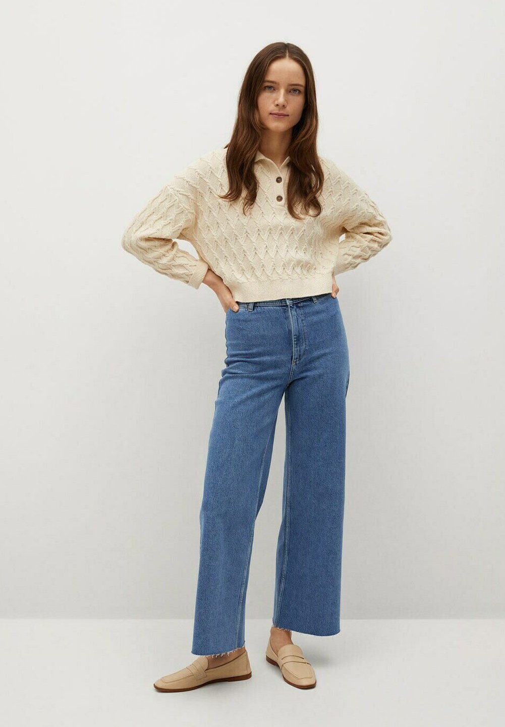 Mango CATHERIN - Flared Jeans - middenblauw/blau - Zalando.de