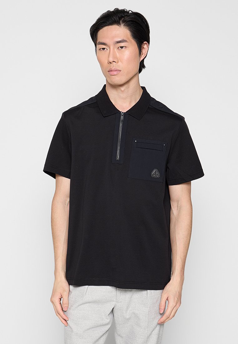 Moose Knuckles Poloshirt zwart Moose Knuckles Poloshirt zwart
