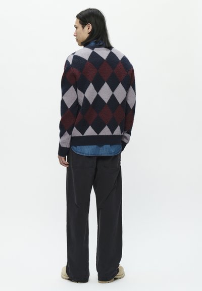 WOOD WOOD WWJAN CREW NECK - Pullover - decadent gray check