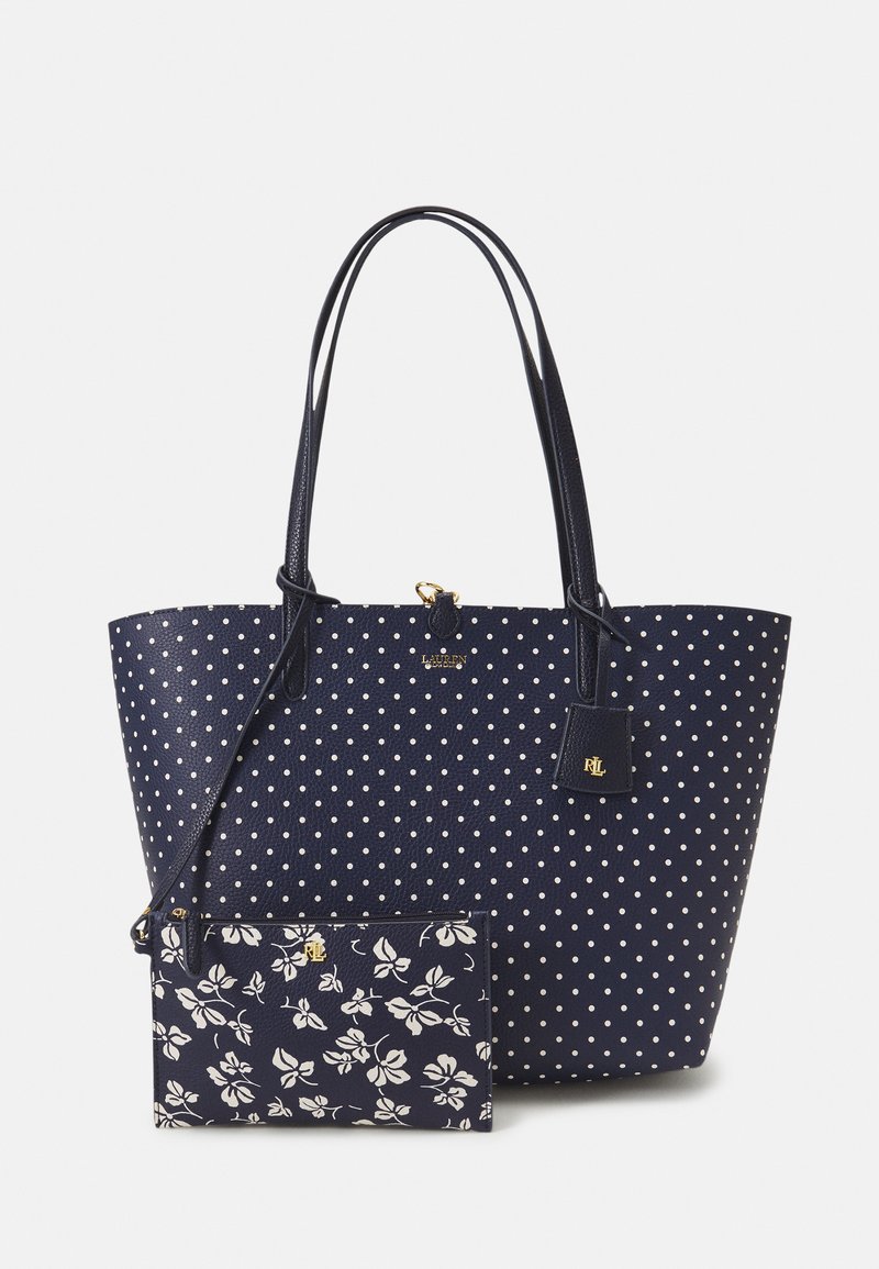 Lauren Ralph Lauren FAUX LEATHER LARGE REVERSIBLE TOTE BAGFAUX LEATHER