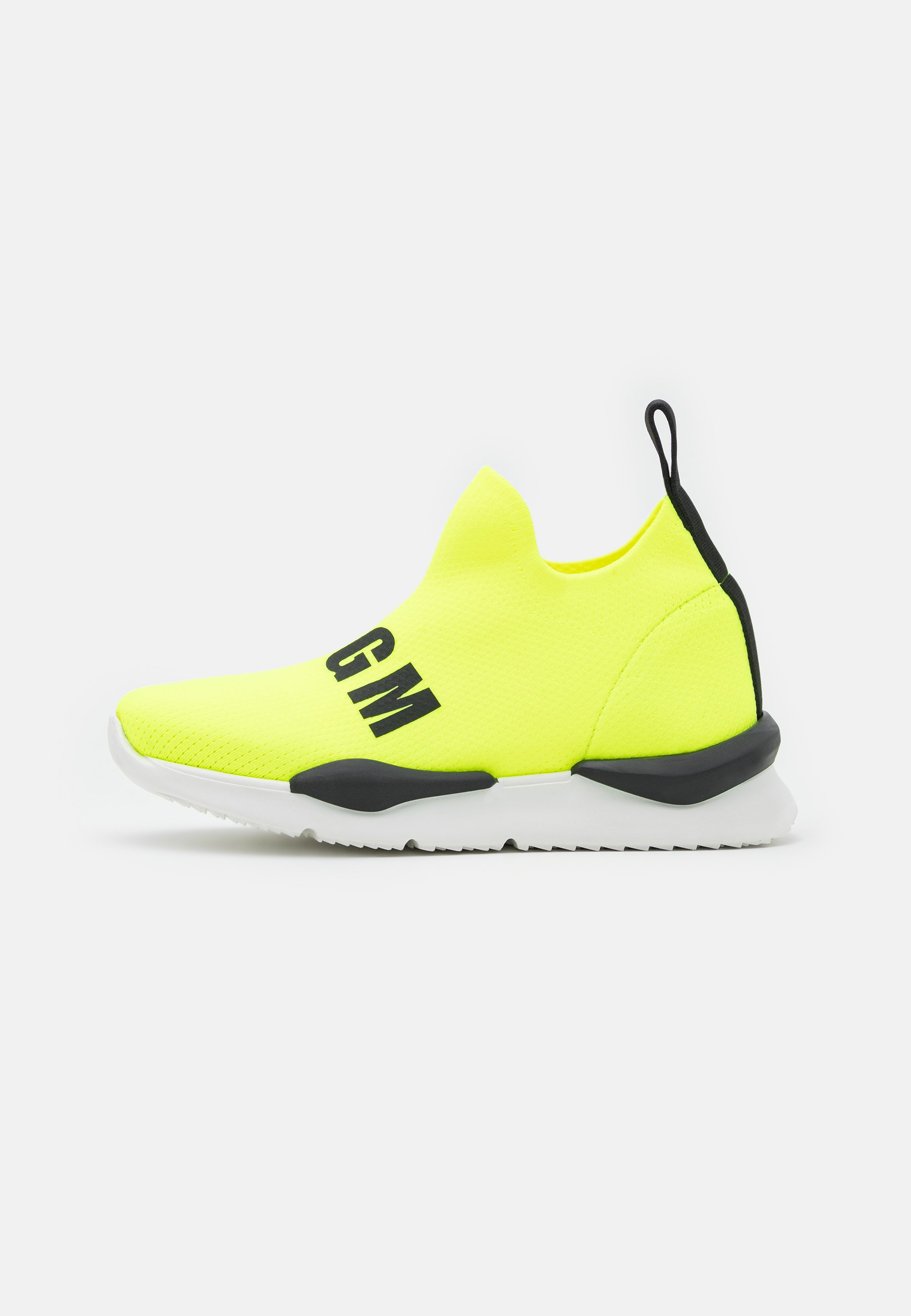 illuminous yellow trainers