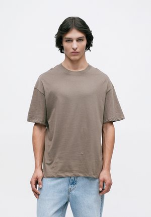 Jack & Jones JJEBRADLEY TEE O NECK - Lihtne T-särk - bungee