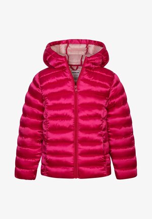 HOODED PADDED PUFFER - Übergangsjacke - pink