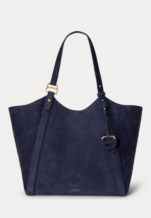 Lauren Ralph Lauren, SHEEP-SUEDE LARGE TASHA TOTE BAG - Shopper - lauren navy