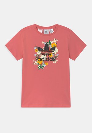FLORAL TREFOIL - Print T-shirt - hazy rose/multicolor/black