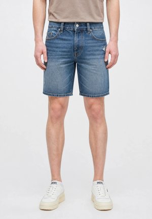 Diesel REGULAR SHORT - Τζιν σορτς - blue