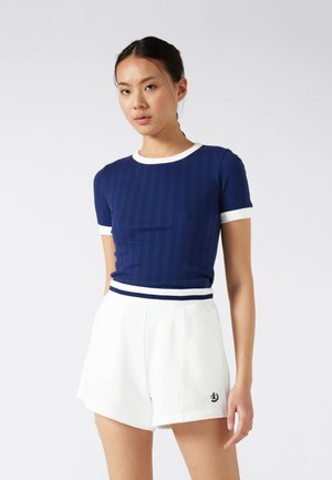 Champion TEE WILD THINGS - T-shirt basique - dark blue denim