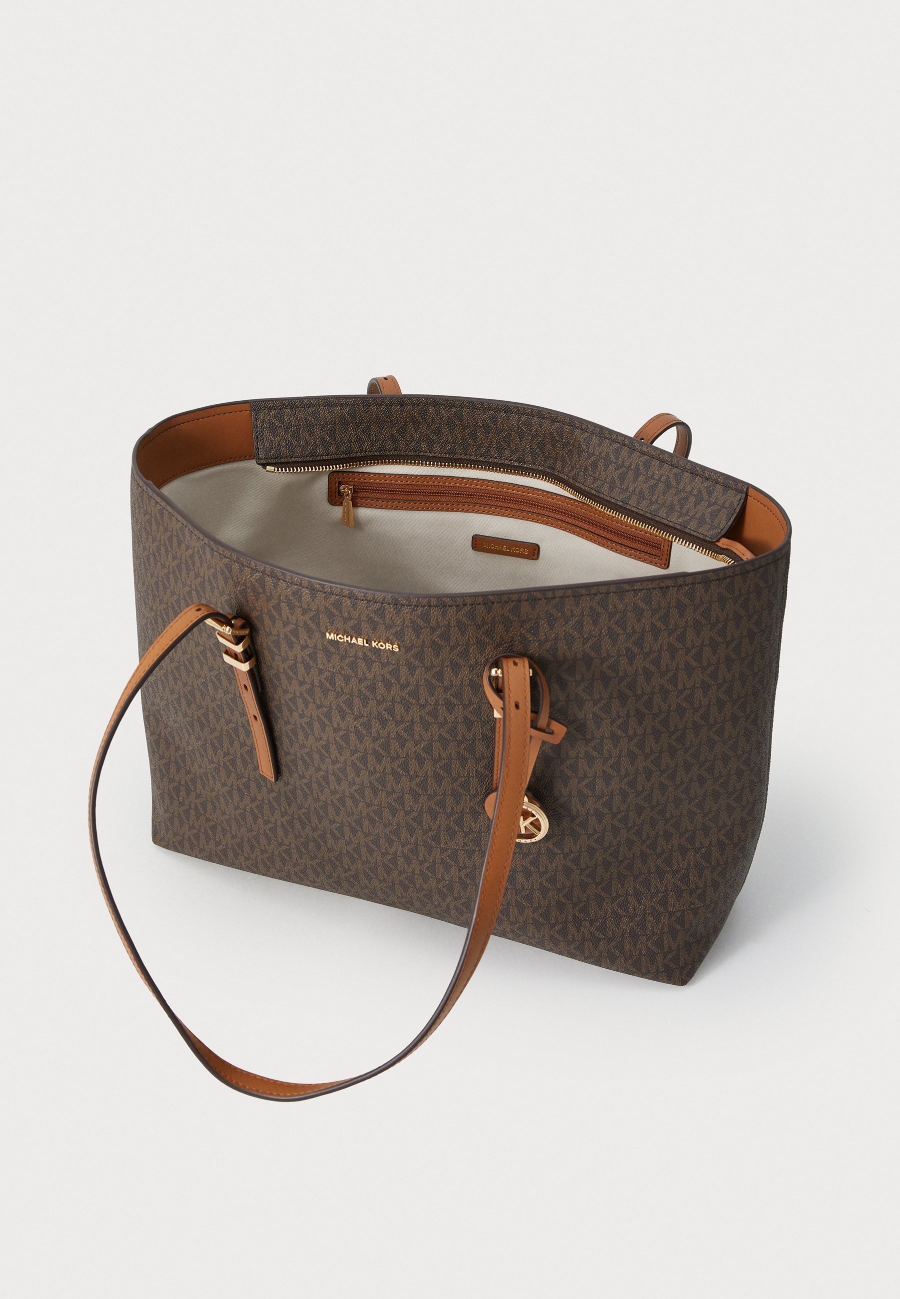 MICHAEL Michael Kors QUINN TOTE - Tote bag - brown/acorn/brown