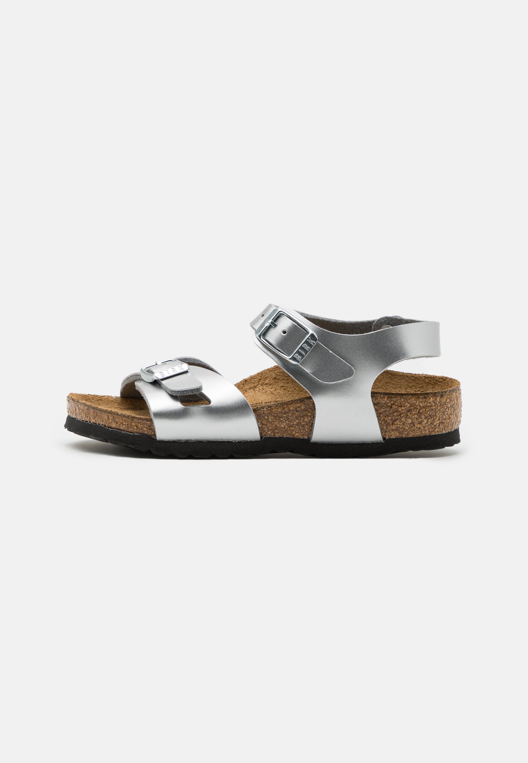 childrens silver birkenstock