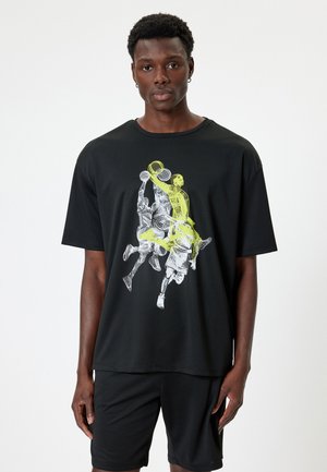 T-Shirt print - black