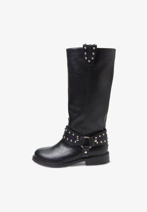 RED LABEL - Stivali texani / biker - nero