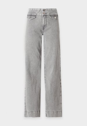 ONLY, ONLJUICY - Wide leg - light grey denim