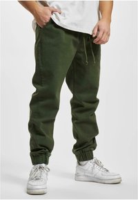 DEF - Džíny Relaxed Fit - khaki Miniatura obrázku 1