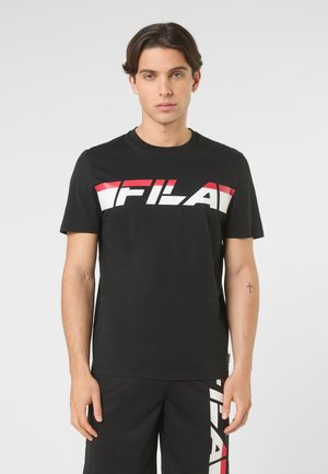 Fila APPAREL VALIVERSI REGULAR GRAPHIC - T-shirt con stampa - black