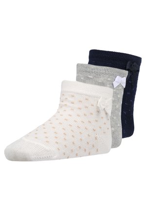 Ewers 3 PACK - Socks - latte/grau/navy