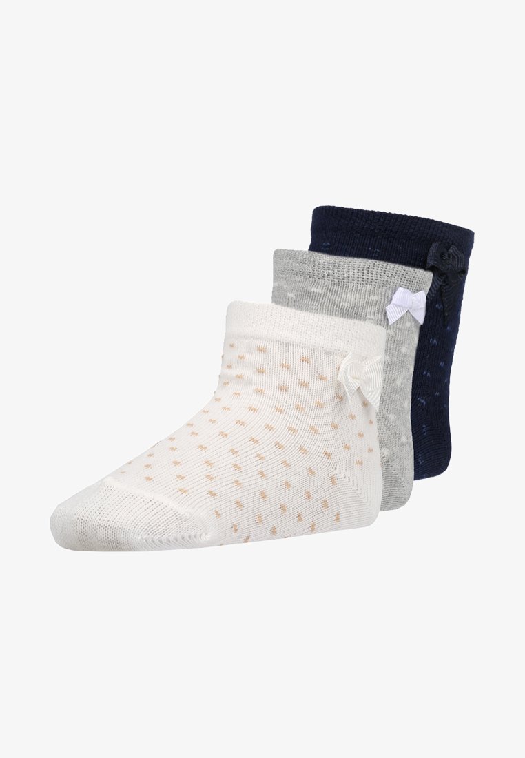 Ewers 3 PACK - Socken - latte/grau/navy