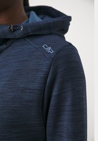 CMP WOMAN JACKET FIX HOOD - Cipzáras pulóver - blue melange/sky