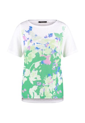 Taifun Print T-shirt - absinthe green