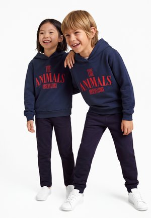 THE ANIMALS OBSERVATORY, ANGLEFISH UNISEX - Φούτερ με κουκούλα - deep blue