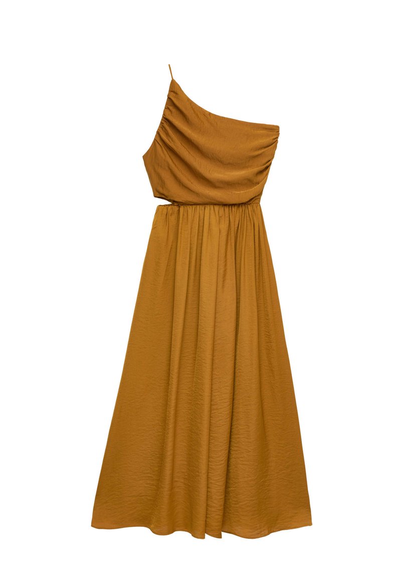 OYSHO Maxi-jurk olijfgroen gemêleerd OYSHO Maxi-jurk olijfgroen gemêleerd