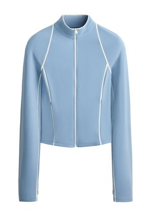 OYSHO, LIGHT WARM PIPING TECHNICAL JACKET - Veste de survêtement - blue