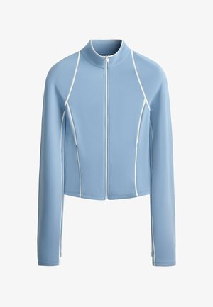OYSHO, LIGHT WARM PIPING TECHNICAL JACKET - Veste de survêtement - blue