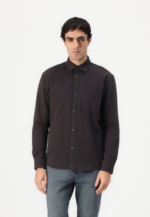 RELAXED GARMENT SHIRT - Button down-skjorte - coal grey